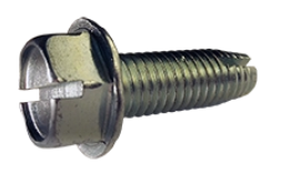 5/16" - 18 X 3/4" SLOT IND HEX WASH THREAD CUT SCREW TYPE 1 ZP